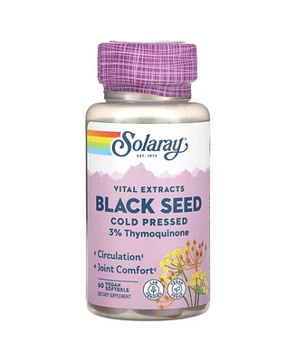 Solaray Vital Extracts Black Seed Cold Pressed