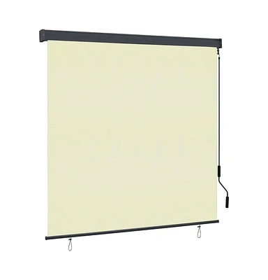 vidaXL Outdoor Roller Blind 63"x98.4" Cream