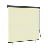 vidaXL Outdoor Roller Blind 63"x98.4" Cream