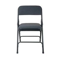 Emma+Oliver Padded Metal Folding Chair - Fabric Seat