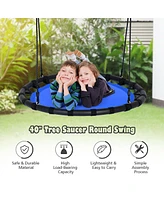 Slickblue 40" Flying Saucer Round Swing Kids Play Set