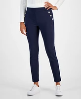 Nautica Jeans Women's Straight Pull-On Sailor Pants