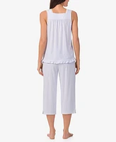 Aria Women's Sleeveless Capri Pj Set