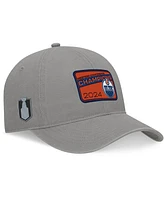 Fanatics Women's Gray Edmonton Oilers 2024 Western Conference Champions Unstructured Adjustable Hat