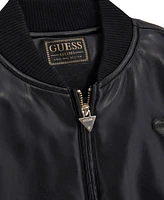 Guess Big Girls Faux Leather Bomber Jacket