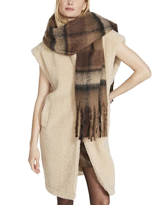 Steve Madden Women's At A Crossroads Plaid Scarf