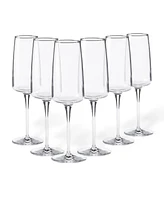 Costa Nova Champagne Flutes, Set of 6