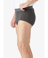 KingSize Men's Classic Cotton Briefs 3-Pack