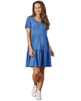 Angel Maternity Tiered Dress