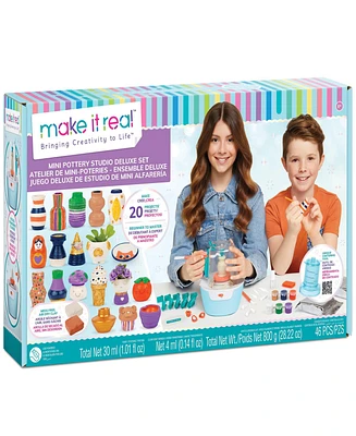 Make It Real Mini Pottery Studio Deluxe Set