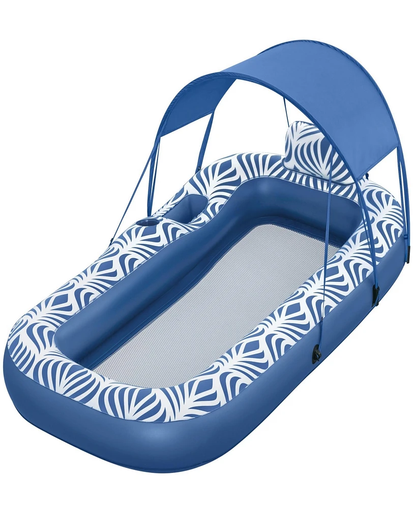 Bestway H2OGO Comfort Plush Shaded Pool Lounge Float