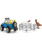 Schleich Dinosaurs Off-Road Vehicle With Dino Outpost Playset