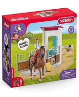 Schleich Horse Club Horse Box - Hannah Cayenne Figurine Playset