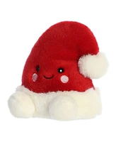 Aurora Mini Topper Santa Hat Palm Pals Festive Plush Toy Red 5"