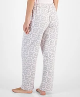 Charter Club Women's Printed Drawstring Pajama Pants, Created for Macy's