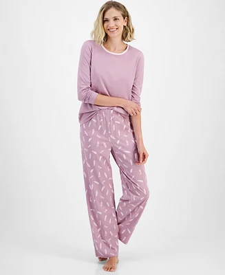 Charter Club Women's 2-Pc. Long-Sleeve Pajamas Set, Created for Macy's