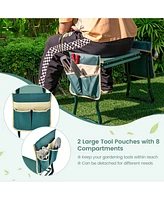 Sugift Folding Garden Kneeler and Seat Bench