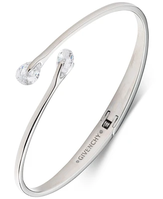 Givenchy Pear-Shape Cubic Zirconia Bypass Bangle Bracelet