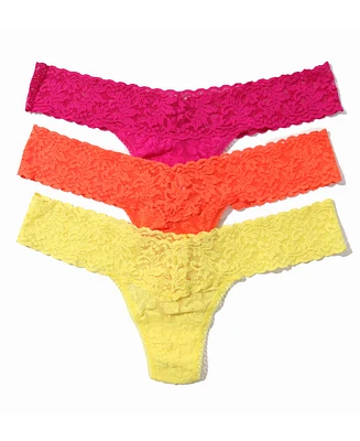 Hanky Panky Signature Lace Low Rise Thong Brief Pack