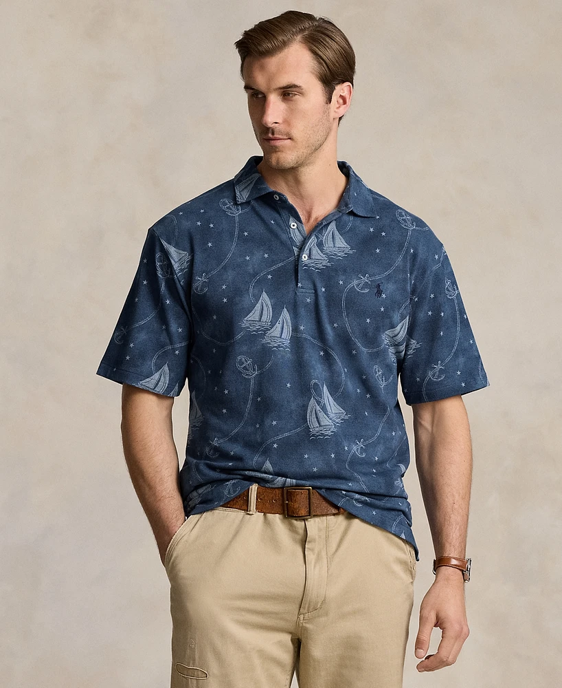 Polo Ralph Lauren Men's Big & Tall Nautical Mesh Shirt