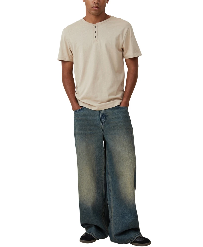 Cotton On Men's Henley T-shirt