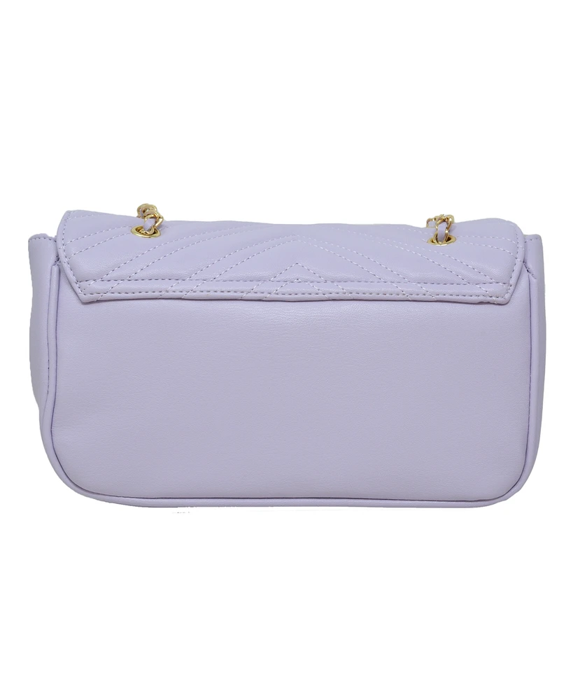 Bebe Rain Leather Crossbody Bag