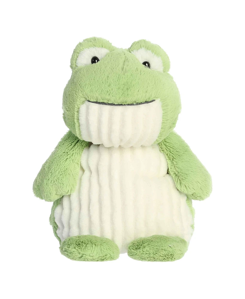 Aurora Large Fuzzy Frog Huggle Pals Cuddly Plush Toy Green 12.5"