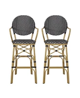 Simplie Fun Black Barstool