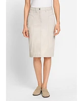 Olsen Women's Stretch Twill Skirt