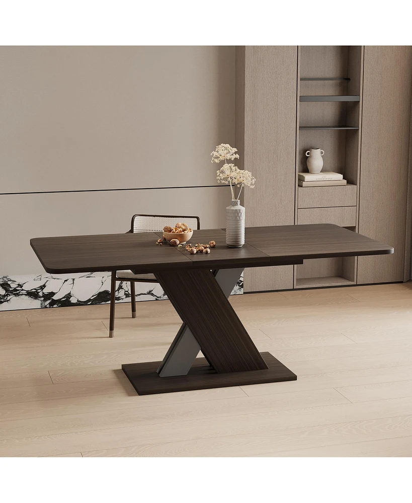 Simplie Fun Multifunctional extendable console table