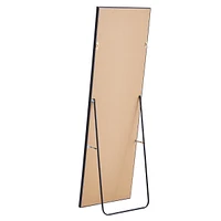 Eco-Friendly Solid Wood Wall Mirror with Easy Assembly