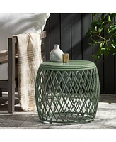 Stylish Lattice Accent Table for Indoor Decor and Parties