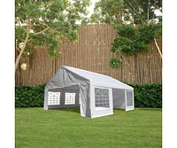 Spacious, Durable Party Tent with Reinforced Steel Frame and Waterproof Cover