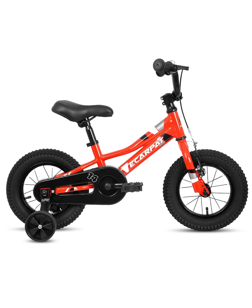 Streamdale Furniture 14 Inch Kids Bike with Adjustable Seat and Training Wheels