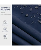 Retractable Awning Water & Uv Resistant, Adjustable Shade for Patios