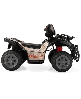 Simplie Fun Thrilling 4-Wheeler Atv Ride-On Toy with Music, Horn, and Safe Performance