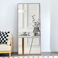 Clear High Definition Wall Mirror with Easy Assembly