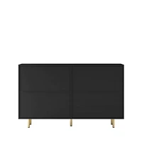 Versatile Fluted Sideboard Art Deco meets Mid-Century Modern
