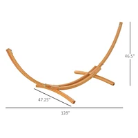 Modern Curved Arc Hammock Stand for Stylish Outdoor Living