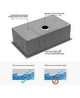 Streamdale Furniture 32 L X 18 W Undermount Kitchen Sink With Sink Grid