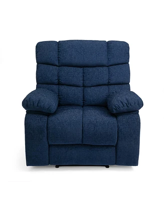 Simplie Fun Contemporary Comfort Tufted Massage Recliner with 5 Modes & Sleek Design