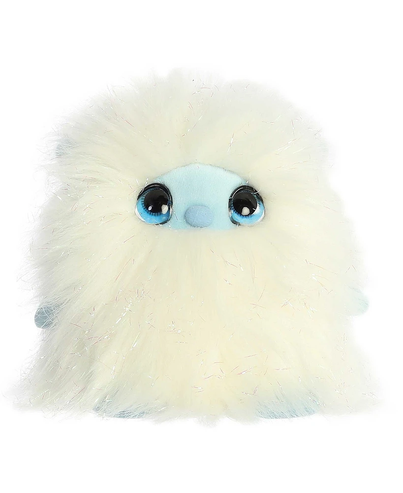 Aurora Small Cuddles The Yeti Holiday Festive Plush Toy White 6"