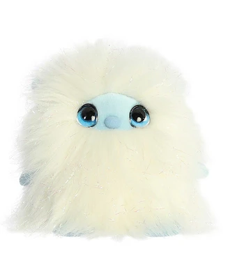 Aurora Small Cuddles The Yeti Holiday Festive Plush Toy White 6"