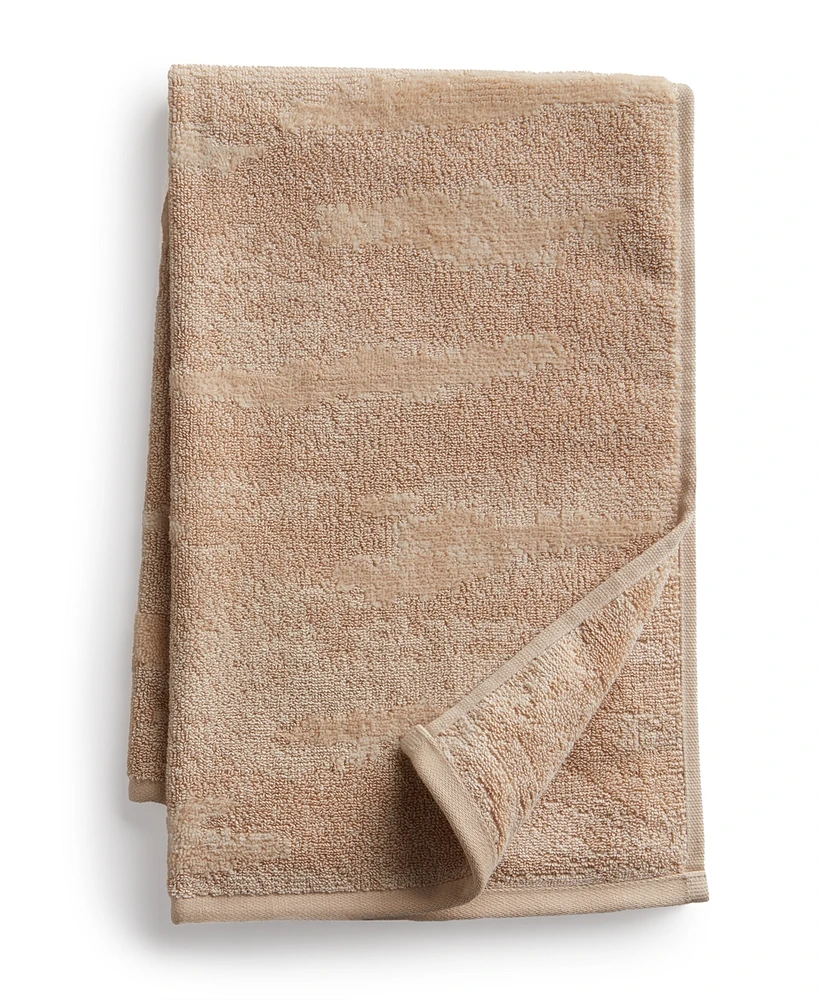 Hotel Collection Impasto Stone 100% Turkish Cotton Hand Towel, 20" x 30", Exclusively at Macy's