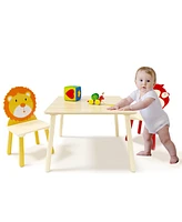 Simplie Fun 3-Piece Kids Table and Chair Set