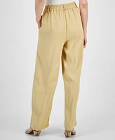 I.n.c. International Concepts Petite High-Rise Wide-Leg Pants, Created for Macy's