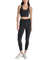 Dkny Sport Women's High-Waist Logo Tape Leggings