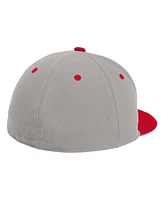 Adidas Men's Gray Indiana Hoosiers On-Field Baseball Fitted Hat
