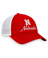 Top of the World Women's Scarlet/White Nebraska Huskers Charm Trucker Adjustable Hat