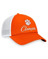 Top of the World Women's Orange/White Clemson Tigers Charm Trucker Adjustable Hat